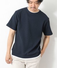 NOLLEY’S goodman/【IRM】《吸水速乾/UVカット》ワッフルフェイクレイヤードTee 25SS/508162683