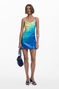Desigual/デシグアル Desigual VESTTURQUESA ワンピースノースリーブ/508164391