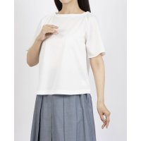 mideu/ミ・デゥー mi・deu・・・ シルケット綿オフカラープルオーバー/508164424