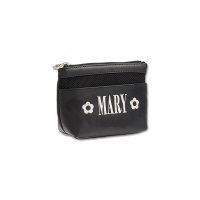 MARY QUANT/マリークワント MARY QUANT メッシュMARYロゴ刺繍 舟型ポーチミニ/508164484