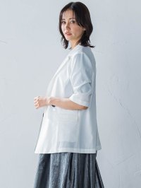 LAUTREAMONT/ロートレアモン LAUTREAMONT ハーフスリーブストレッチジャケット≪手洗い可能≫/508164623
