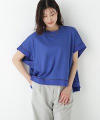 human woman/◆布帛ドッキング半袖プルオーバー/508164952