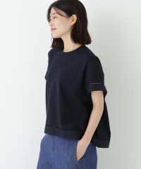 human woman/◆布帛ドッキング半袖プルオーバー/508164952