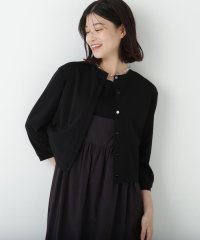 human woman/◆クルーネックフライスカットソーカーディガン/508164953