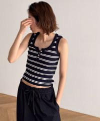 CANAL JEAN/キャナルジーン CANAL JEAN El mar ボーダーヘンリータンクトップ/508165168