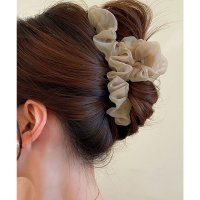 Lace Ladies/レースレディース Lace Ladies シュシュ風 シアー フリル ヘア バンスクリップ/508165206
