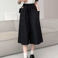 ica/アイカ ica ガウチョパンツ ワイドパンツ キュロットパンツ スカーチョ スカンツ キュロット スカート パンツ 七分丈 ゆったり Aライン ハイウエスト ナ/508165392
