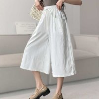 ica/アイカ ica ガウチョパンツ ワイドパンツ キュロットパンツ スカーチョ スカンツ キュロット スカート パンツ 七分丈 ゆったり Aライン ハイウエスト ナ/508165392