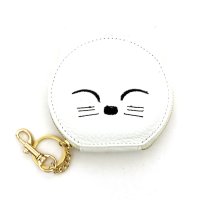 ESTACION/エスタシオン Estacion Estacion～エスタシオン～・ネコちゃんモチーフ本革ミニポーチ【1009】/508165402