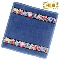 FEILER/フェイラー FEILER FEILER フェイラー ハンカチ タオル タオルハンカチ 25cm AIDA BLACK アイーダ 花柄 AIDABLACK207/508165418