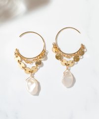 TAKE-UP/テイクアップ TAKE－UP GF タンスイパール ネイチャーコイン ピアス/508165505
