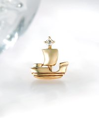 TAKE-UP/テイクアップ TAKE－UP 【 Solo Pierce】K18・K10 帆船 ハーフピアス/508165509