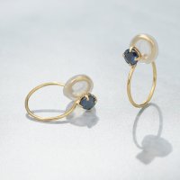L&Co./エルアンドコー L&Co. K10誕生石イヤリング 9月サファイア/508165554