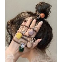 Lace Ladies/レースレディース Lace Ladies 【5点セット】 カラフル キューブ モチーフ ヘアゴム/508165601