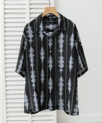 ITEMS URBAN RESEARCH/デジタルストライププリント半袖シャツ/508165861