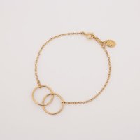 AGATHA PARIS/アガタ パリ AGATHA PARIS インターリンクフープブレスレット、ゴールド/508165967
