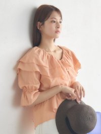 RETRO GIRL/レトロガール RETRO GIRL コットンレース襟フリルBL/508166008