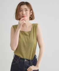 グローブ grove ジャカードスクエアネックタンク