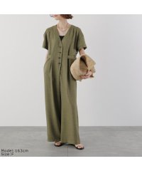 trois/トロワ trois trois オールインワン T251－87051 Vネック 半袖/508166170