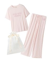 gelato pique/【ラッピング済み】【接触冷感】ロゴメローTシャツ&ハート柄ロングパンツSET/508166277