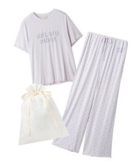 gelato pique/【ラッピング済み】【接触冷感】ロゴメローTシャツ&ハート柄ロングパンツSET/508166277