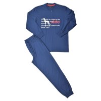 adabat/アダバット adabat ルームウェア 部屋着 パジャマ 上下 セットアップ ナイトウェア 長袖ヘンリーネック メンズ 0249－95/508166279