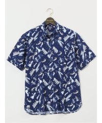GRAND-BACK/グランバック GRAND－BACK 【大きいサイズ】ポロ/POLO 綿リップル ボタンダウン半袖シャツ/508166412