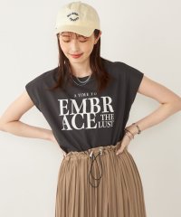 SHIPS Colors WOMEN/SHIPS Colors:〈接触冷感・UVカット〉フレンチスリーブ ロゴ Tシャツ◇/508166420