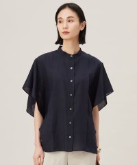 JIYU-KU（SMALL SIZE）/【カタログ掲載・接触冷感・吸水速乾・洗える】ナチュラルリネンフレア袖 シャツ/508166475