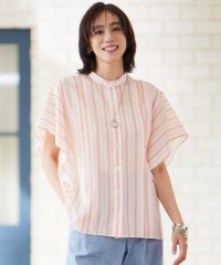 JIYU-KU（SMALL SIZE）/【カタログ掲載・接触冷感・吸水速乾・洗える】ナチュラルリネンフレア袖 シャツ/508166475