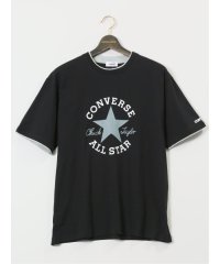 GRAND-BACK/グランバック GRAND－BACK 【大きいサイズ】コンバース/CONVERSE レイヤード風 クルーネック半袖Tシャツ/508166571