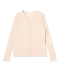 GALERIE VIE/ ガーゼフライス クルーネックカーディガン/508166750