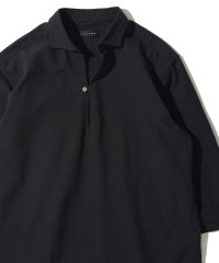 TETE HOMME/テットオム TETE HOMME 【WEB限定】パナマ織り7分袖カプリシャツ / スキッパーシャツ/508166817