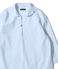 TETE HOMME/テットオム TETE HOMME 【WEB限定】パナマ織り7分袖カプリシャツ / スキッパーシャツ/508166817