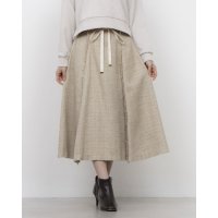 12Twelve Agenda/トゥエルブアジェンダ 12Twelve Agenda リボン付ツイードフレアスカート/508166953