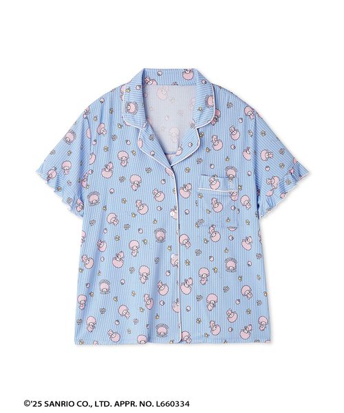スナイデルホーム　マイメロディ　総柄開襟シャツ SNIDEL HOME｜【MY MELODY】総柄開襟シャツ | Rakuten Fashion
