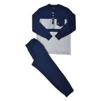 NEWYORKER HOME/ニューヨーカー ホーム NEWYORKER HOME ルームウェア 部屋着 パジャマ 上下 セットアップ ナイトウェア ヘンリーネック メンズ 0709－95/508167210
