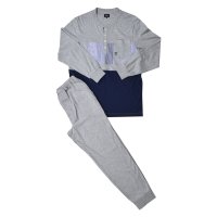 NEWYORKER HOME/ニューヨーカー ホーム NEWYORKER HOME ルームウェア 部屋着 パジャマ 上下 セットアップ ナイトウェア ヘンリーネック メンズ 0709－95/508167210