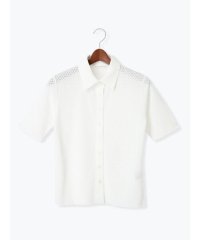 Te chichi TERRASSE/シャーリング衿付きカーディガン《2025summer catalog item》/508167389