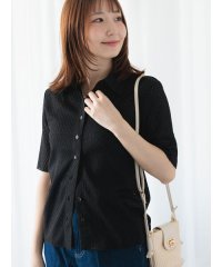 Te chichi TERRASSE/シャーリング衿付きカーディガン《2025summer catalog item》/508167389