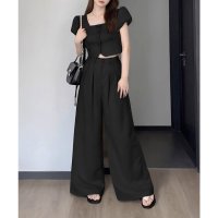 miniministore/ミニミニストア miniministore セットアップ春夏半袖トップスワイドパンツ/508167431