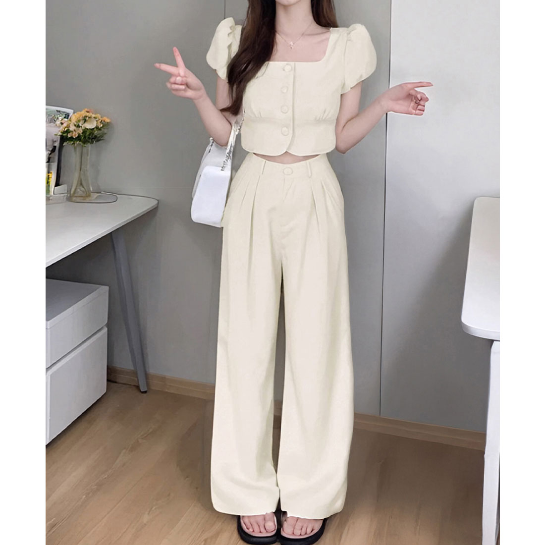 セットアップ(ホワイト・白色)のファッション通販 - d fashion セットアップ(ホワイト・白色)のファッション通販 - d fashion