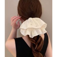 miniministore/ミニミニストア miniministore パール付きシュシュ 上品プリーツヘアゴム/508167435