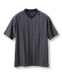 DISTINCTION MEN'S BIGI/リンクスジャガードVネックTEE/508167473