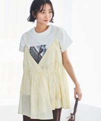 coen/【接触冷感】フォトプリントフレンチT/508167546