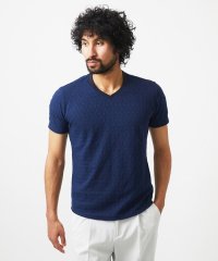 MICHEL KLEIN HOMME/《日本製》リンクスVネック半袖カットソー/508167579