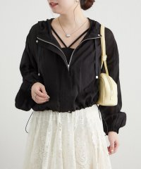 NICE CLAUP/OLIVE des OLIVE OUTLET/【さっと羽織れる軽量アウター】配色ステッチシアーマンパ/508167770
