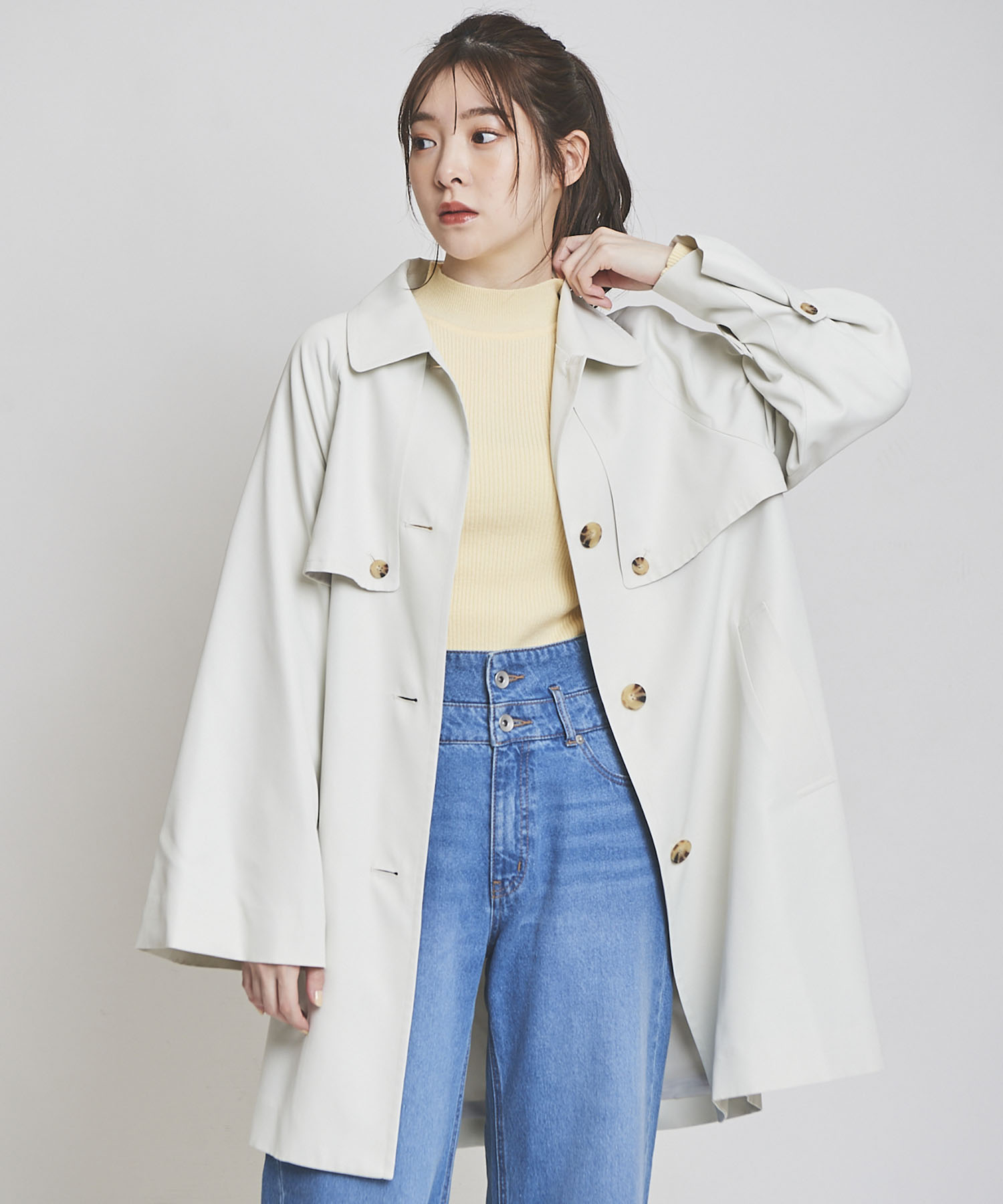 トレンチコート(グレー・灰色)のファッション通販 - d fashion