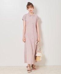 31 Sons de mode/トランテアン ソン ドゥ モード 31 Sons de mode バックベルトロゴ刺繍ポロワンピース/508169370
