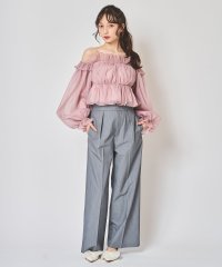 31 Sons de mode/トランテアン ソン ドゥ モード 31 Sons de mode ダブルクロスベルトワイドパンツ/508169463